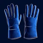 dark blue gloves image